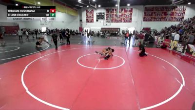 157 lbs Champ. Round 1 - Chase Coulter, Chaparral High School vs Theseus Rodriguez, Animal House