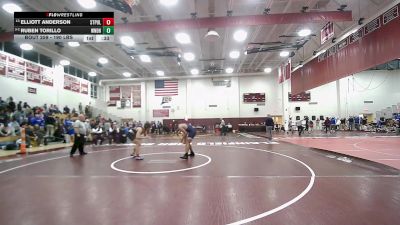 190 lbs Consi Of 8 #1 - Elliott Anderson, St. Paul vs Ruben Torillo, Windham