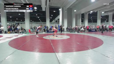 80 lbs Cons. Round 5 - Santiago Cabrera, Gold Rush Wrestling vs Julius Pacheco, Team Donahoe Wrestling Club