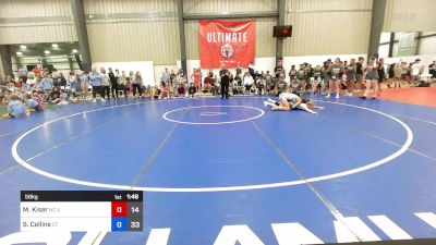 58 kg Rr Rnd 1 - Mia Kiser, NC United vs Sadie Collins, Cordoba Trained