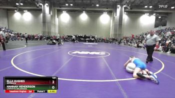 120 lbs 3rd Place Match - Ella Hughes, Jefferson vs Hannah Henderson, Lafayette (Wildwood)
