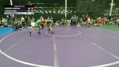 135 lbs Round 2 - Tyrone Evans, Revival Jokers vs Lorenzo Campana, Micky`s Maniacs