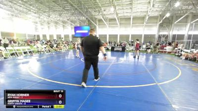 106 lbs Placement Matches (8 Team) - Ryan Horner, New Jersey vs Griffin Magee, North Dakota