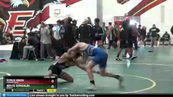 113 lbs Cons. Semi - Bryce Gonzales, Norco vs Syrus Singh, Laguna Hills