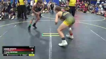 125 lbs Quarterfinals (8 Team) - Tyson Newman, POWA vs Chase Krantz, Team Gotcha