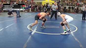 128 lbs Cons. Round 4 - Gunner Patton, New Lexington vs Hunter Kline, Upgraded Industries