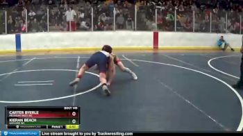 105 lbs Quarterfinal - Kieran Beach, Gaylord WC vs Carter Byerle, Michigan West WC