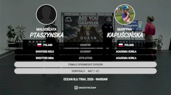 Małgorzata Ptaszynska vs Martyna Kapuścińska 2026 OCEAN TRIAL WARSAW