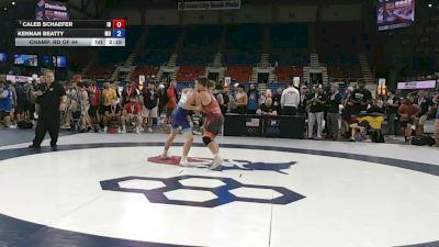 132 lbs Champ. Rd Of 64 - Caleb Schaefer, Indiana vs Kennan Beatty, Missouri