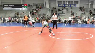 152 lbs Round Of 64 - Aidan Finnigan, TNWC Big Macs - HSB vs Owen Clark, BlueWave - HSB