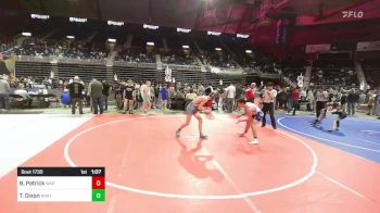 144 lbs Final - Brody Patrick, War vs Teagan Dixon, North Montana WC