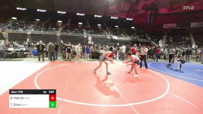 144 lbs Final - Brody Patrick, War vs Teagan Dixon, North Montana WC