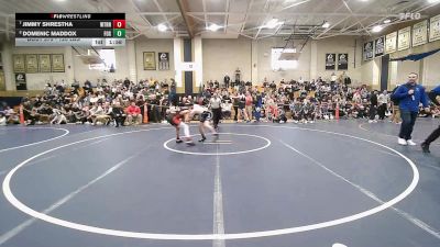 126 lbs 7th Place - Jimmy Shrestha, Watertown vs Domenic Maddox, Foxborough