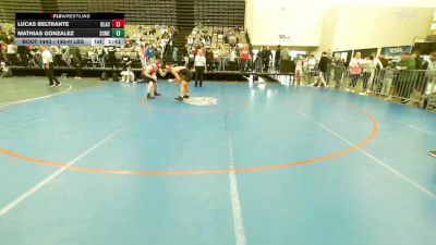 140-H lbs Round Of 32 - Lucas Beltrante, Black Sheep WC vs Mathias Gonzalez, Somerville
