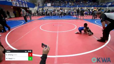 36 lbs Semifinal - Ezra Chang, Dark Cloud Wrestling Club vs Maddox Reed, Pin-King All Stars