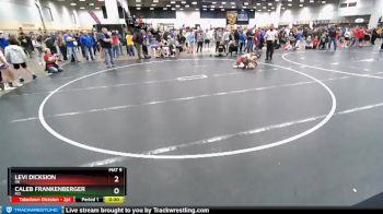 114 lbs Quarterfinal - Levi Dicksion, OK vs Caleb Frankenberger, MO