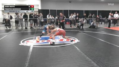 113 lbs Round Of 64 - Gabe Benyo, PA vs Preston Morrison, IL