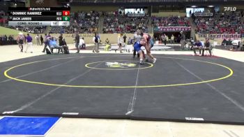 215 lbs Cons. Round 4 - Jack James, Paducah Tilghman vs Dominic Ramirez, Nelson County