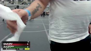 84 lbs Placement (4 Team) - Collin Deily, Grit Mat Club vs Silas Dietrich, PA Alliance
