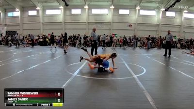 88 lbs Round 2 (10 Team) - Tanner Wisniewski, Rambler WC vs James Danko, SHWA