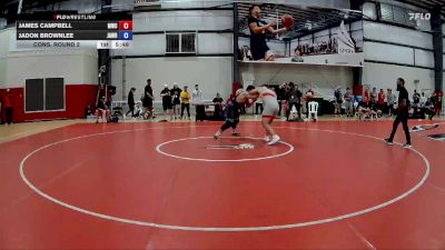 125 kg Cons. Round 2 - James Campbell, Michigan Wrestling Club vs Jadon Brownlee, JAB Wrestling