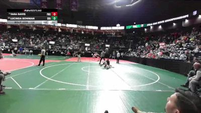 128 lbs Cons. Round 2 - Tara Davis, PWCA vs Lucinda Bowman, Unattached
