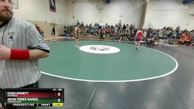 165 lbs Cons. Semi - Chad Emmett, Evanston vs Kevin Perez Ramos, Jackson Hole
