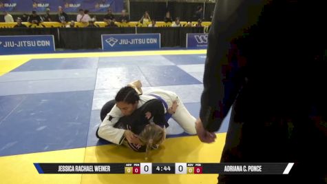 Adriana C. Ponce vs Jessica Rachael Weiner 2026 Pan Jiu Jitsu IBJJF Championship