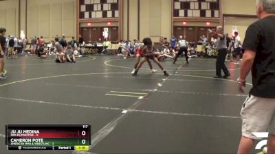 117 lbs Semis & 1st Wrestleback (8 Team) - Cameron Pote, American MMA & Wrestling vs Ju Ju Medina, Pro Ex/Prestige