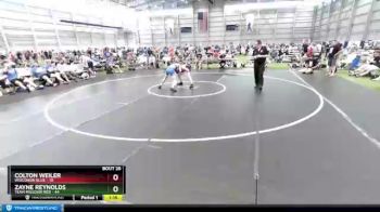 126 lbs 4th Wrestleback (16 Team) - Colton Weiler, Wisconsin Blue vs Zayne Reynolds, Team Missouri Red