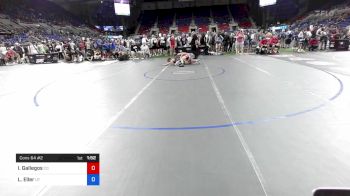 132 lbs Cons 64 #2 - Isaiah Gallegos, Colorado vs Liam Eller, Utah