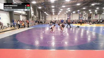 132 lbs Consi Of 32 #1 - Jaiden Hernandez, AZ vs Dillon Ivie, UT
