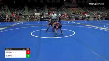 73 lbs Prelims - Grady Kaiser, OK Wrestling Academy vs Nathan Marks, Maize