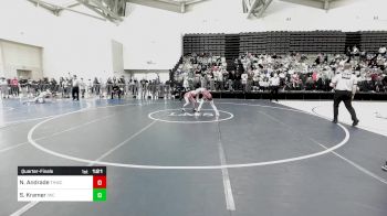 95 lbs Quarterfinal - Natalie Andrade, THWC vs Stella Kramer, Immortals Wrestling Club