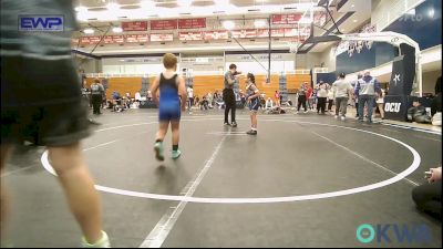 64 lbs Consi Of 8 #2 - Penelope Rodgers, Newcastle Youth Wrestling vs Zeke Taylor, Team Guthrie Wrestling