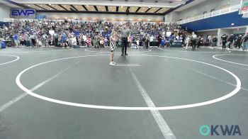 43 lbs Rr Rnd 3 - Baylor Myers, Bridge Creek Youth Wrestling vs Colin Hunt, Standfast OKC