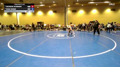 144 lbs Champ. Round 2 - Jackson Scribner, Vermont vs Evan Nunez, New York