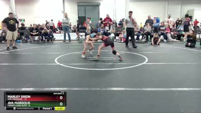 60 lbs Round 4 (6 Team) - Marley Dixon, Mat Assassins vs Ava Margolis, Finger Lakes Elite