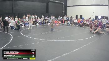 41 lbs Cons. Round 2 - Tyler Troutman, Pelion Youth Wrestling vs Eli Franklin, River Bluff Youth Wrestling