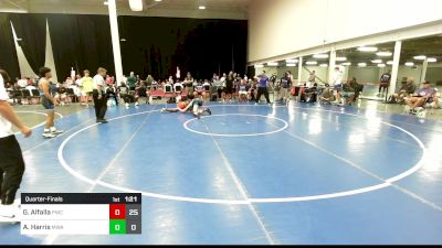 134 lbs Quarterfinal - Gryffin Alfalla, Prime Wrestling Club White vs Adrian Harris, Myland Wrestling Academy