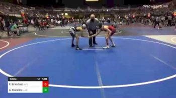 109 lbs Round Of 64 - Flynn Brandrup, War Hammer Wrestling vs Alex Morales, Slammers