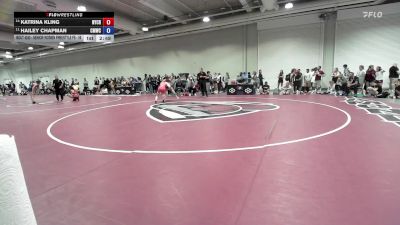 Senior Women Freestyle FS - 59 lbs Cons. Round 1 - Katrina Kling, New York City RTC vs Hailey Chapman, Colorado Mesa Wrestling Club