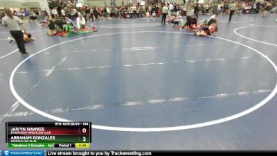 144 lbs Cons. Round 2 - Abraham Gonzales, Spartan Mat Club vs Jaivyn Hawkes, Eaglecrest Wrestling Club