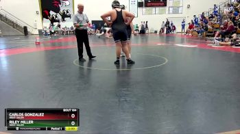 285 lbs Cons. Round 2 - Carlos Gonzalez, West Salem vs Riley Miller, West Salem