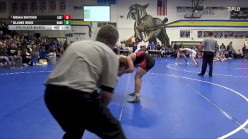 190 lbs 5th Place Match - Brian Snyder, Centerville vs Blaine Rees, Washington