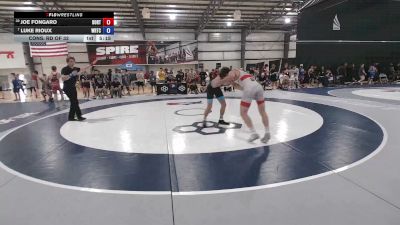 61 kg Cons. Rd Of 32 - Joe Fongaro, Boone RTC vs Luke Rioux, Warrior Regional Training Center