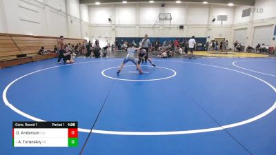 107 lbs Cons. Round 1 - Akim Turanskiy, Sacramento Bears vs Olivia Anderson, California