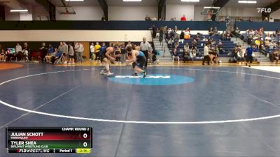 174 lbs Champ. Round 2 - Julian Schott, Marymount vs Tyler Shea, Diplomat Wrestling Club