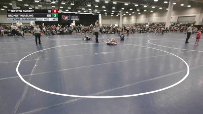 86 lbs Cons. Sub-semis - Beckett Keasling, Nebraska vs Treyten Embrey, Tech Fall Elite