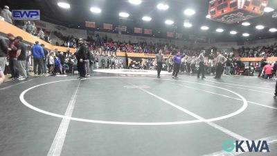 70 lbs Quarterfinal - Jett Hinz, Weatherford Youth Wrestling vs Dane Potter, Chickasha Youth Wrestling